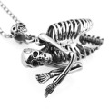 Fashion Stainless Steel Jewelry Gothic Charms Skull Pendants Necklace